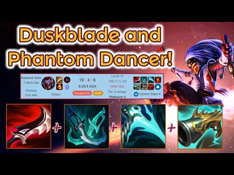 Duskblade + PD Shaco Plat 1 Ranked - S12 [League of Legends] Full Gameplay - Infernal Shaco