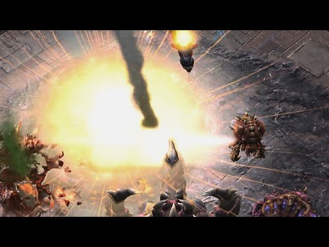 THE NUUUUKES! Brave Noob World - EkiyaRealiDP (T) vs Handsun (Z) on Hardwire -  StarCraft 2 - 2022