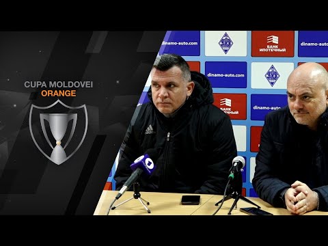 Dinamo-Auto 0-5 Sheriff, Conferința de presă // 1/4 Cupa Moldovei-Orange, 29.10.2019