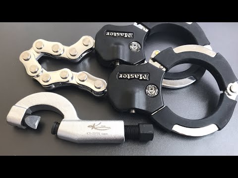 [609] Nut Splitter vs. Master Lock Street Cuff Motorcycle Lock