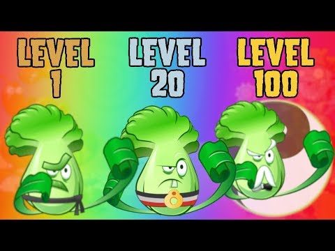 Plants vs Zombies 2 Bonk Choy Level 1 vs Level 20 vs Level 100 PvZ2 #5