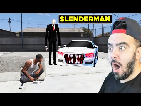 SLENDERMAN FRANKLININ ARABASINI GARAJINDAN KAÇIRDI - GTA 5 MODS