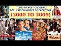 Top 10 Bollywood Movies Of Each Year From 2000 To 2009 Top Hits 2000 2009 Budget And Collection