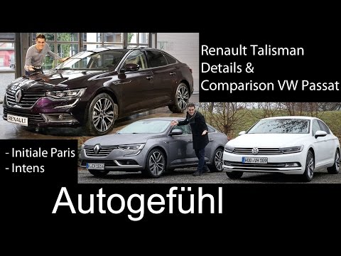Renault Talisman FULL test drive REVIEW & Comparison VW Passat B8 2016 all-new neuer