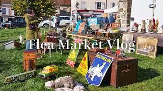 掘り出し物だらけ❤️楽しい田舎の蚤の市を巡る1日｜やっと手に入れたお宝も💎購入品のご紹介｜パリ暮らしvlog