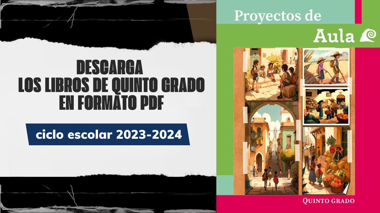 Descarga en formato PDF los Libros de 5° de la NEM