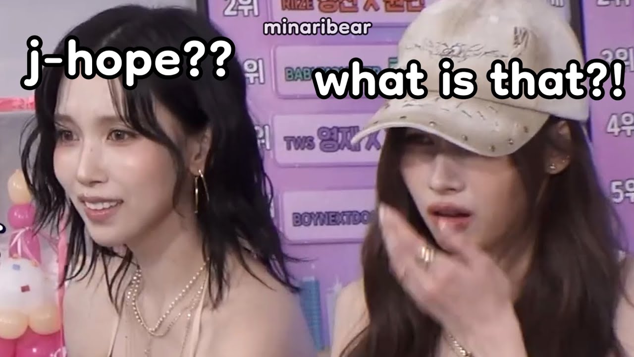 TWICE were *so confused* about what j-hope made