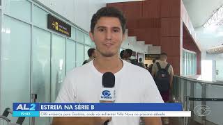 CRB embarca para estreia na Série B contra o Vila Nova - 19/03/2026