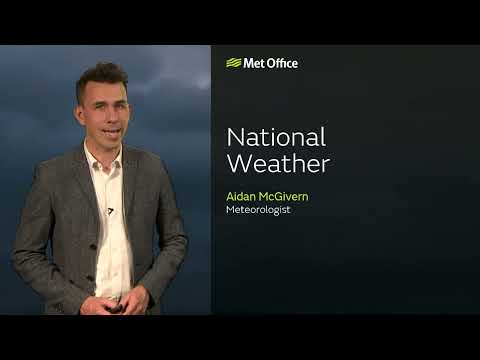 18/08/23 – Wet and windy overnight – Evening Weather Forecast UK – Met Office Weather