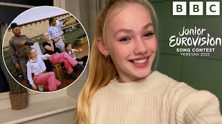 Freya Skye GETTING READY for Junior Eurovision 2022! 💃 | CBBC