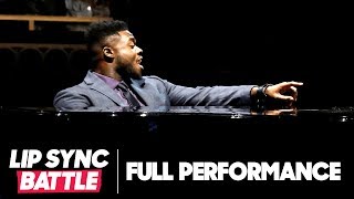 Kevin Olusola Woos Chrissy Teigen w/  “Love Me Now” by John Legend | Lip Sync Battle