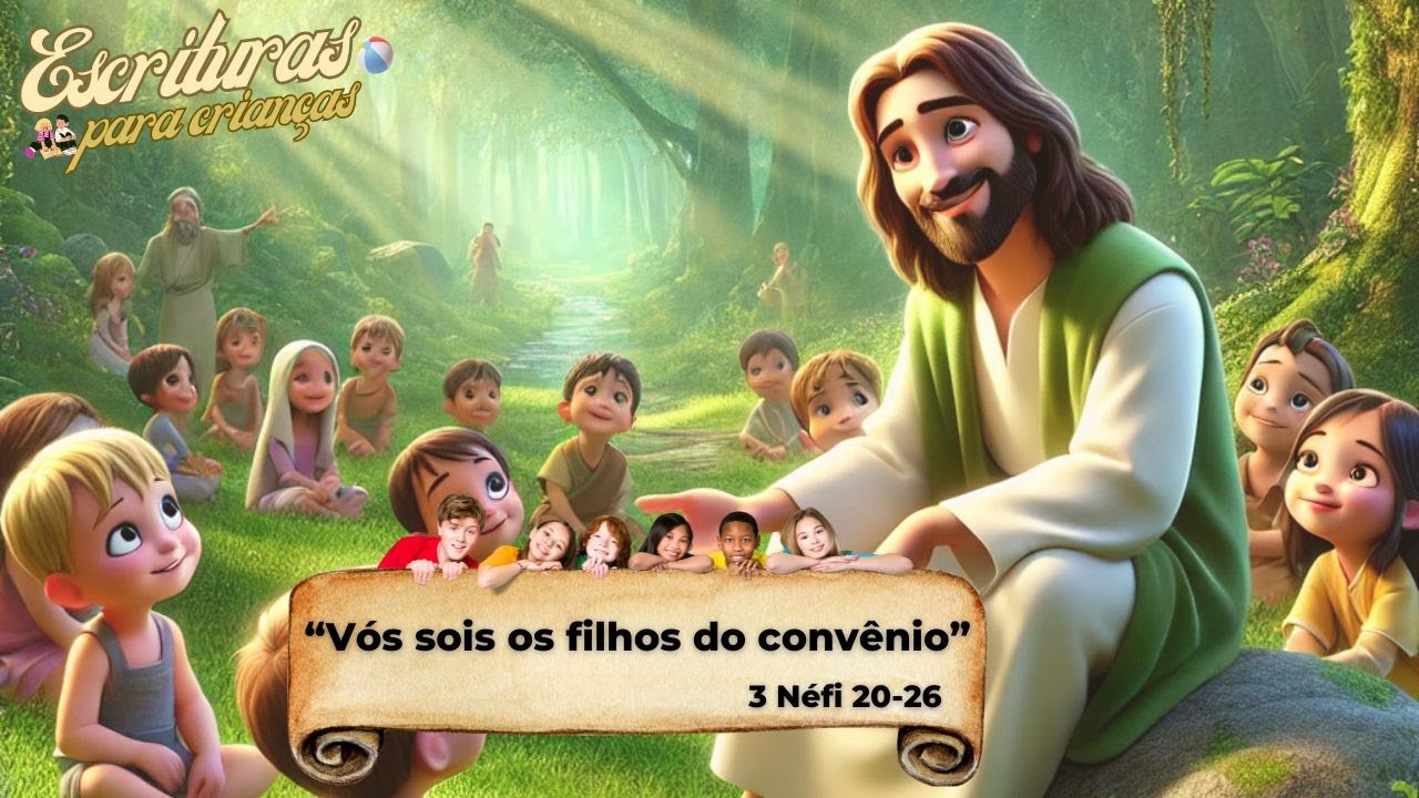 Escrituras para crianças -“Vós sois os filhos do convênio” 3 Néfi 20-26