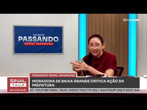 Moradora de Baixa Grande, distrito de Marruás, afirma: “A Prefeitura só faz destruição”