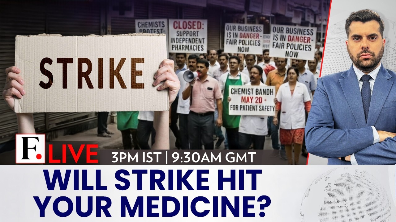 LIVE: Chemists Across India to Strike on May 20 Over E-Pharmacy Dispute | Firstpost