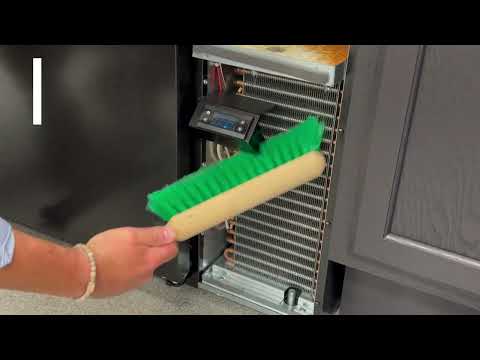 Beverage-Air Kegerator Condenser Coil Cleaning