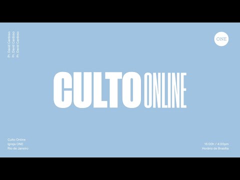 CULTO ONLINE | Igreja ONE RJ (14/06/2020)