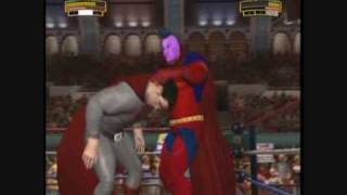 wwe legends of wrestlemania caw red sun superman vs gladitor wwe legends of wrestlemania caw red sun superman vs gladitor