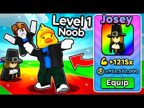 Starting over as NOOB with STRONGEST Pet in Roblox Yeet a Friend!