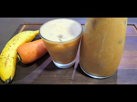 ¡Cuando preparo esta deliciosa bebida, todos me piden la receta! BATIDO MILAGROSO DE GUINEOY ZANAHO
