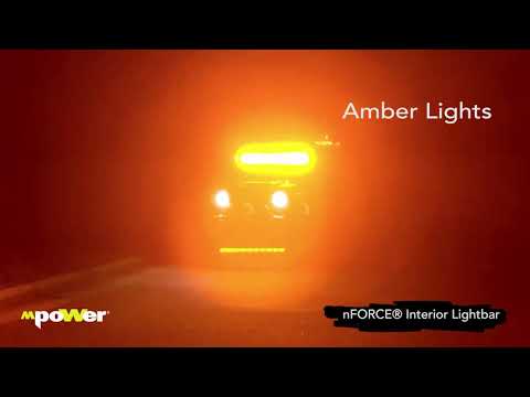 mpower® Interior Lightbars | Amber & White Lights In Action