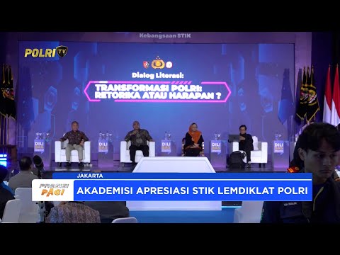 DIALOG LITERASI KEBANGSAAN STIK LEMDIKLAT POLRI SOROTI ARAH TRANSFORMASI POLRI MASA DEPAN
