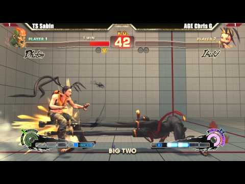 SSF4 AE2012  Losers Finals TS Sabin vs AGE ChrisG - Big Two #58 Tournament