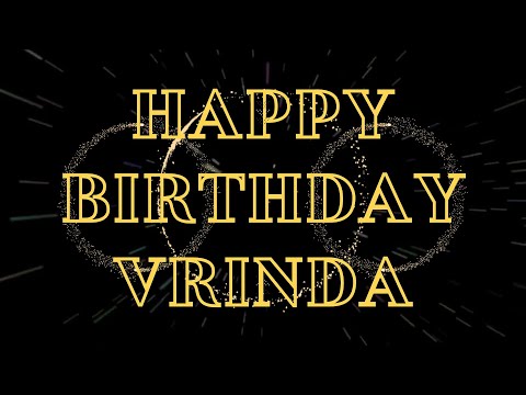 Happy Birthday Vrinda 🎉 | A Special Wish Just for You! | Let's Celebrate! 🎂