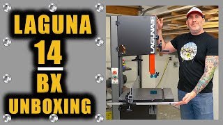 Laguna 14BX Bandsaw Unboxing and Assembly