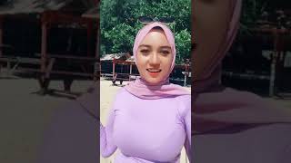 hijab gunung gede cantik