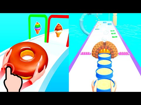 Bakery Stack Cooking Games - Bakery Stack Run - All Levels iOS Android GamePlay