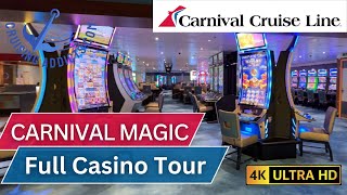 Cruise Ship Casinos - Tour and Walkthrough of the Magic Casino on Cruise Ship Carnival Magic