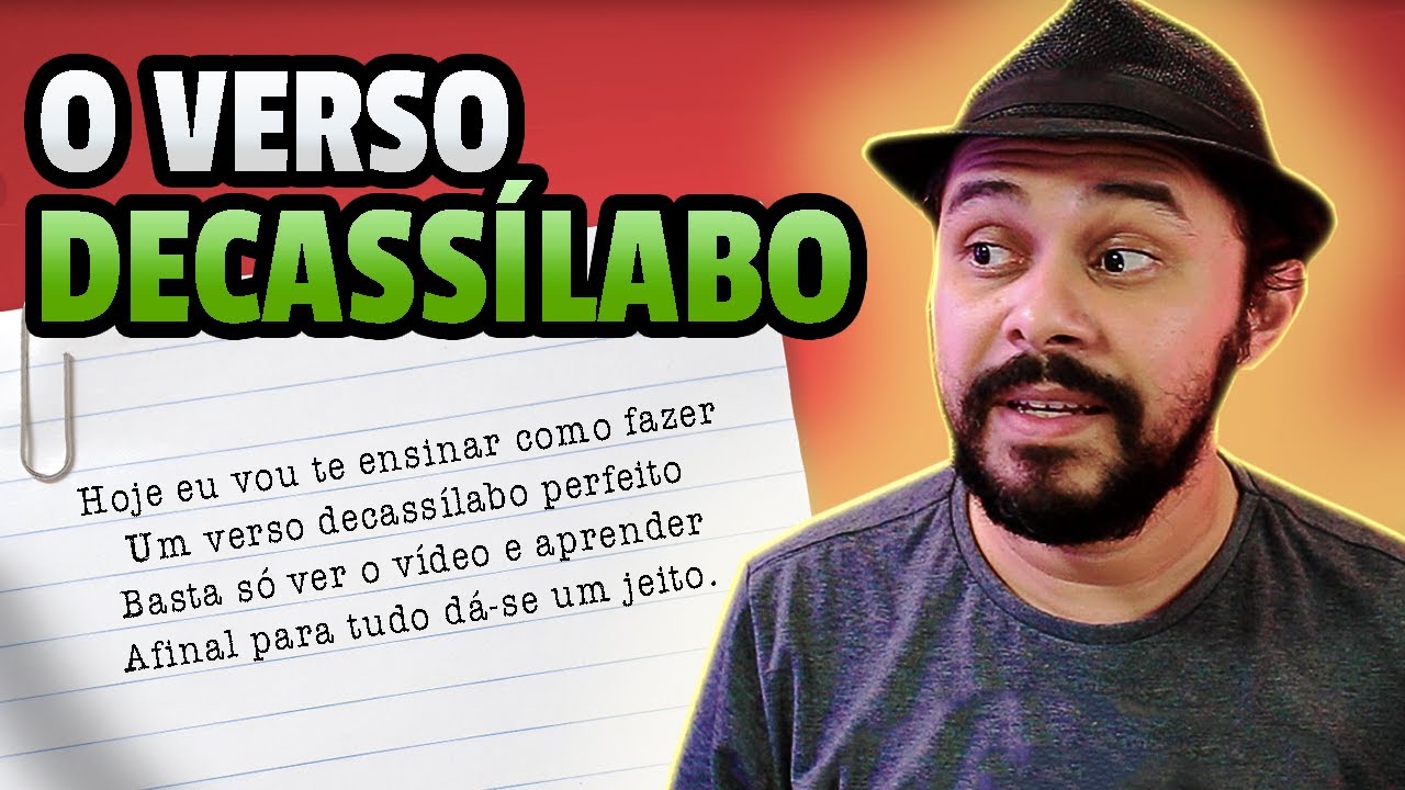 Como fazer um VERSO DECASSÍLABO