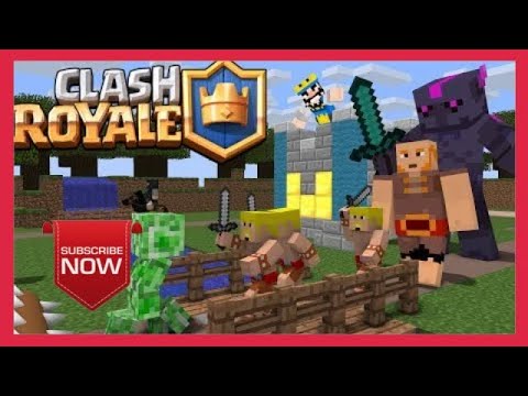 Monster School: Clash Royale Battle - Minecraft Animation