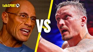It's Bad, I'm Going To The Hospital! The Rock Dwayne Johnson reveals WILD Oleksandr Usyk sparring