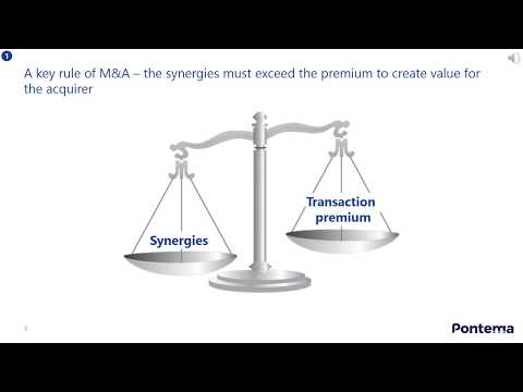 Synergies in mergers and acquisitions