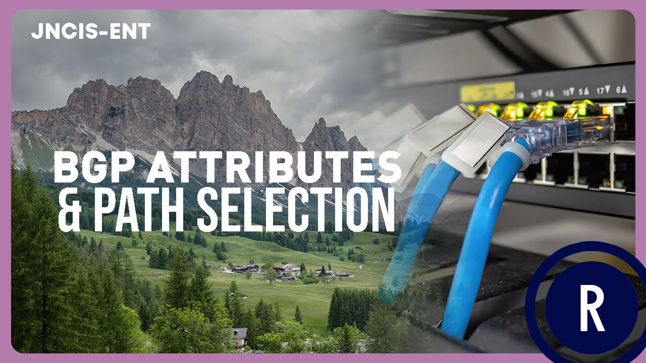 30a. BGP Attributes & Path Selection in Junos | JNCIS-ENT Lab Diagram
