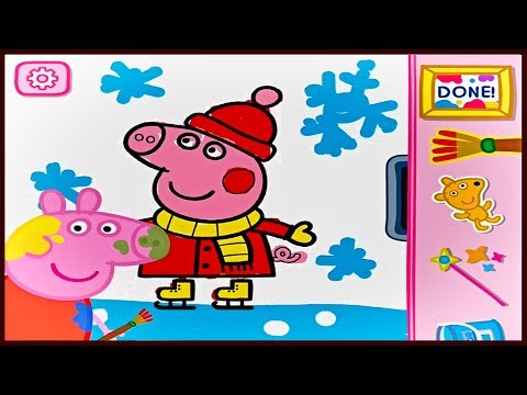 Peppa Pig: Paintbox App Gameplay - Learning Colors with Peppa Pig