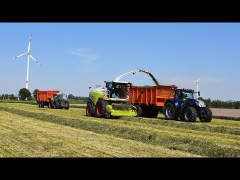 Claas Jaguar 980-type 498 -Loonw. Van Holderbeke - gras hakselen