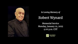 Memorial Service for Robert Wynard