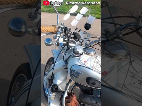 Ruta 40 cada vez más cerca: prueba de la moto y charla con Don Luis #motocicleta #nsu #ruta40 #viaje