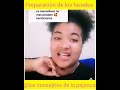aquí su negrita pajonua (Preparación de los lavados )
