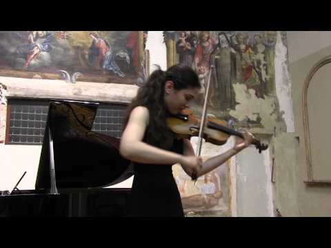 13 July 2015 - 23.45 - J. S. Bach: Sonata in la minore Àgnes Langer, violino