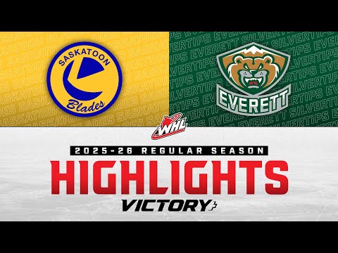Saskatoon Blades at Everett Silvertips 10/24 | WHL Highlights 2025-26