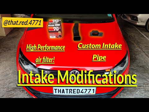 Intake Modifications to my Polo GT (2016) | High performance air filter and budget modifications!