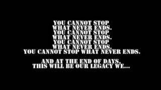 Atreyu - Stop Before its to late and we've destroyed it all! (lyrics)
