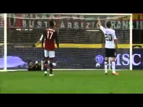 AC Milan vs Cagliari 3 - 1 ALL Goals 2013
