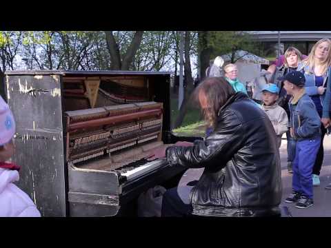 Man plays piano in street, people were shocked | Сomposer Kyrylo Kostukovskyï - Teen Power. Ukraine