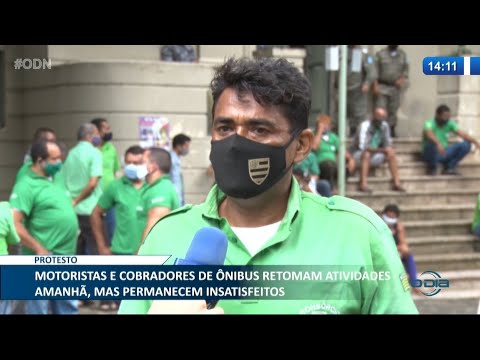 Motoristas e Cobradores de í”nibus retomam atividades amanhã, mas permanecem insatisfeitos 15 03 20