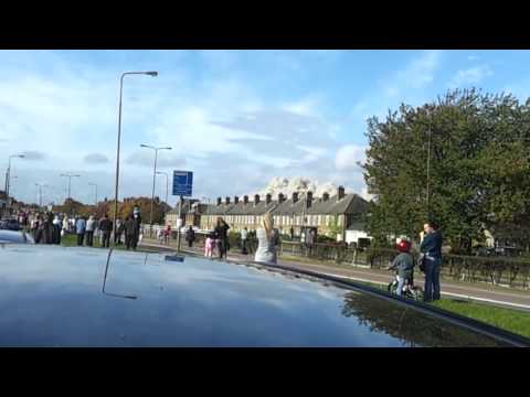 sighthill flats demolition  25/09/2011 @1130am