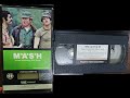 Closing To M A S H 1977 VHS